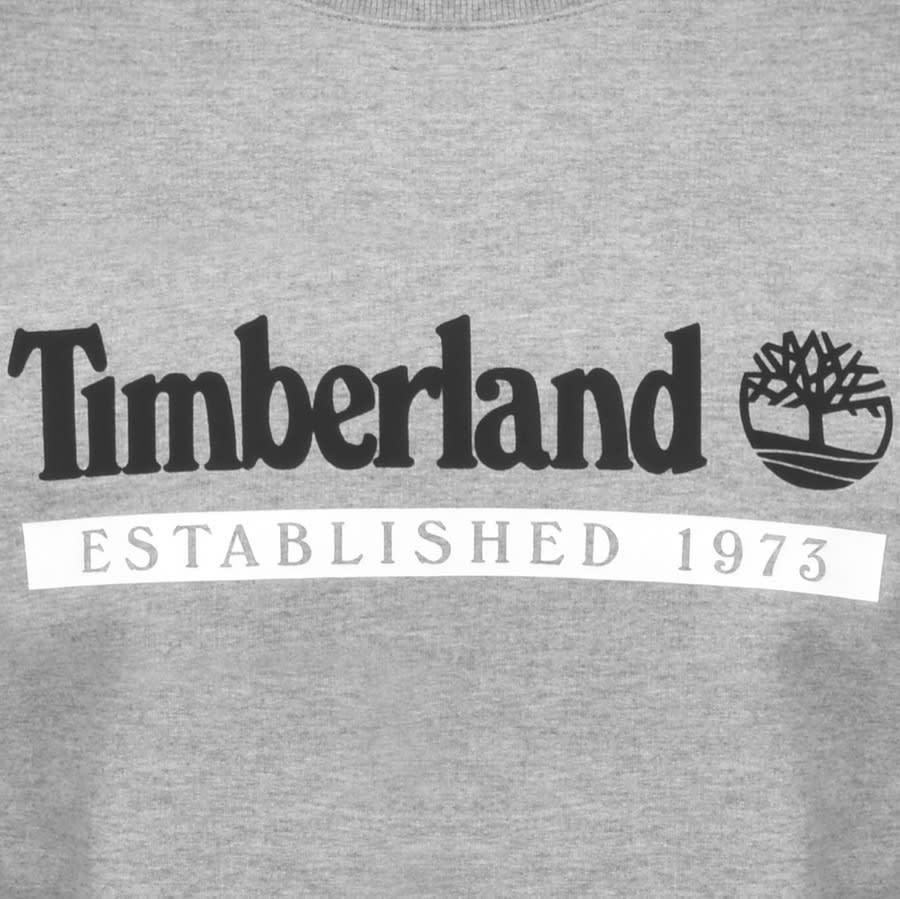 Alternative Image for ProductTimberland Crew Neck Logo Sweatshirt Grey3